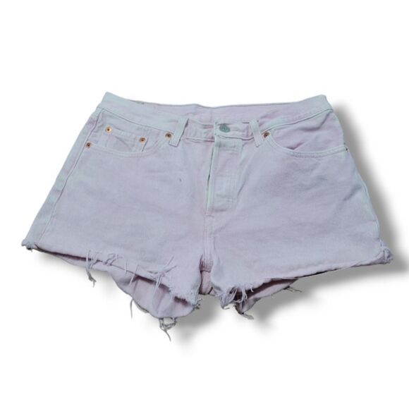 Levi's Shorts Size 28 W30"xL3" Levi’s 501 Jean Shorts Denim Shorts Cut Off Short - Picture 1 of 7